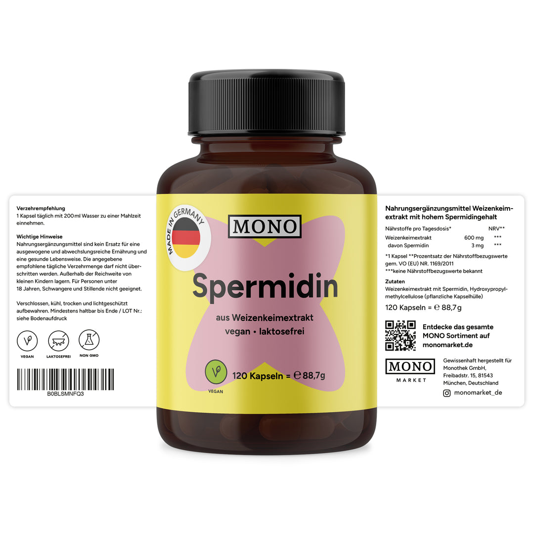 Spermidine from wheat germ extract