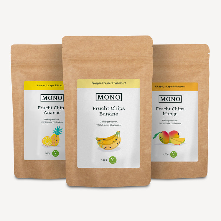 Tropical fruit chips mix