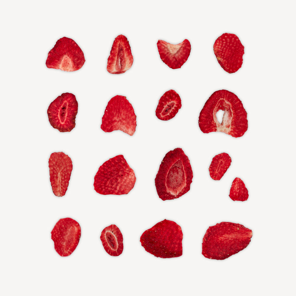 Mono Frucht Chips Erdbeere gefriergetrocknet